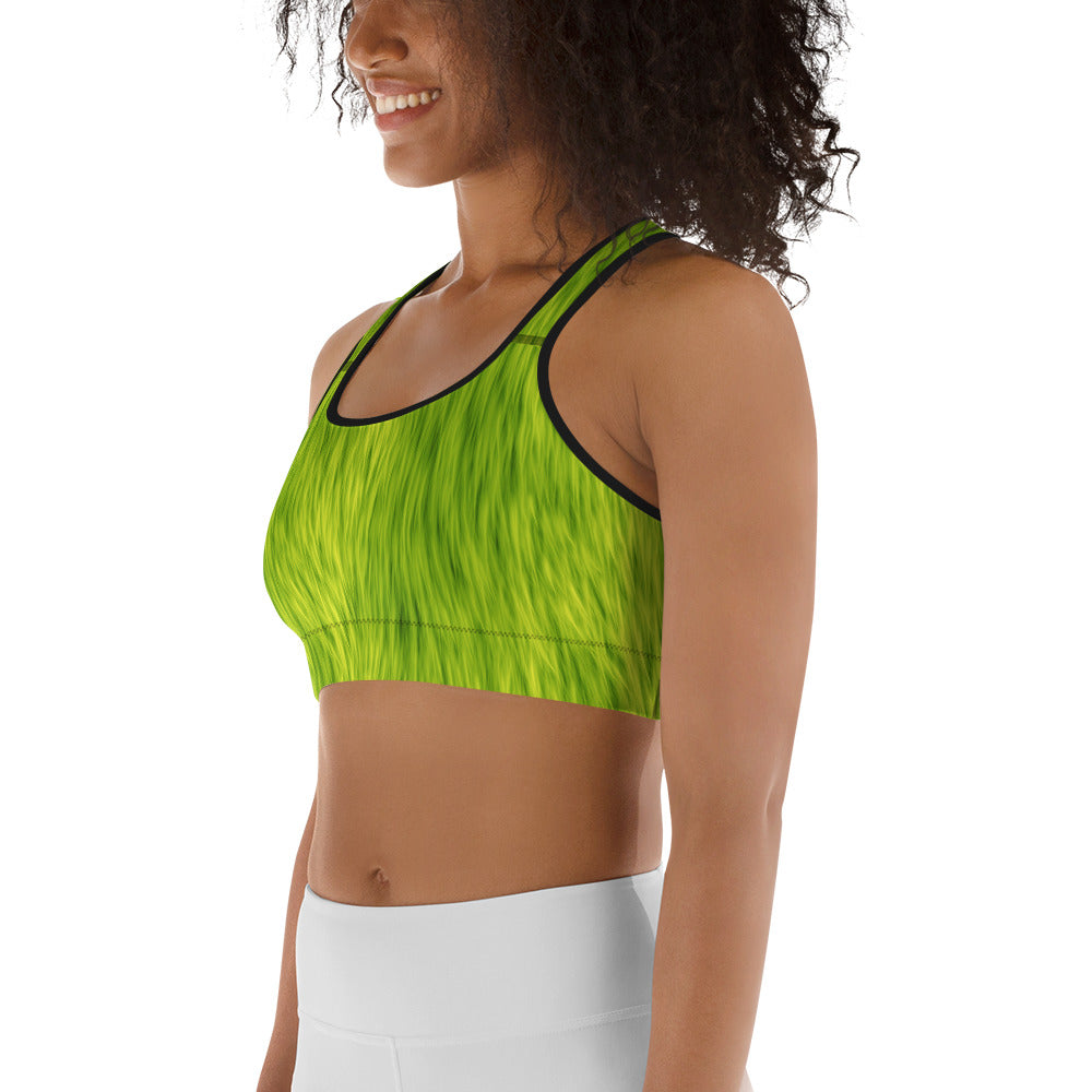 Grumpy Christmas Sports Bra
