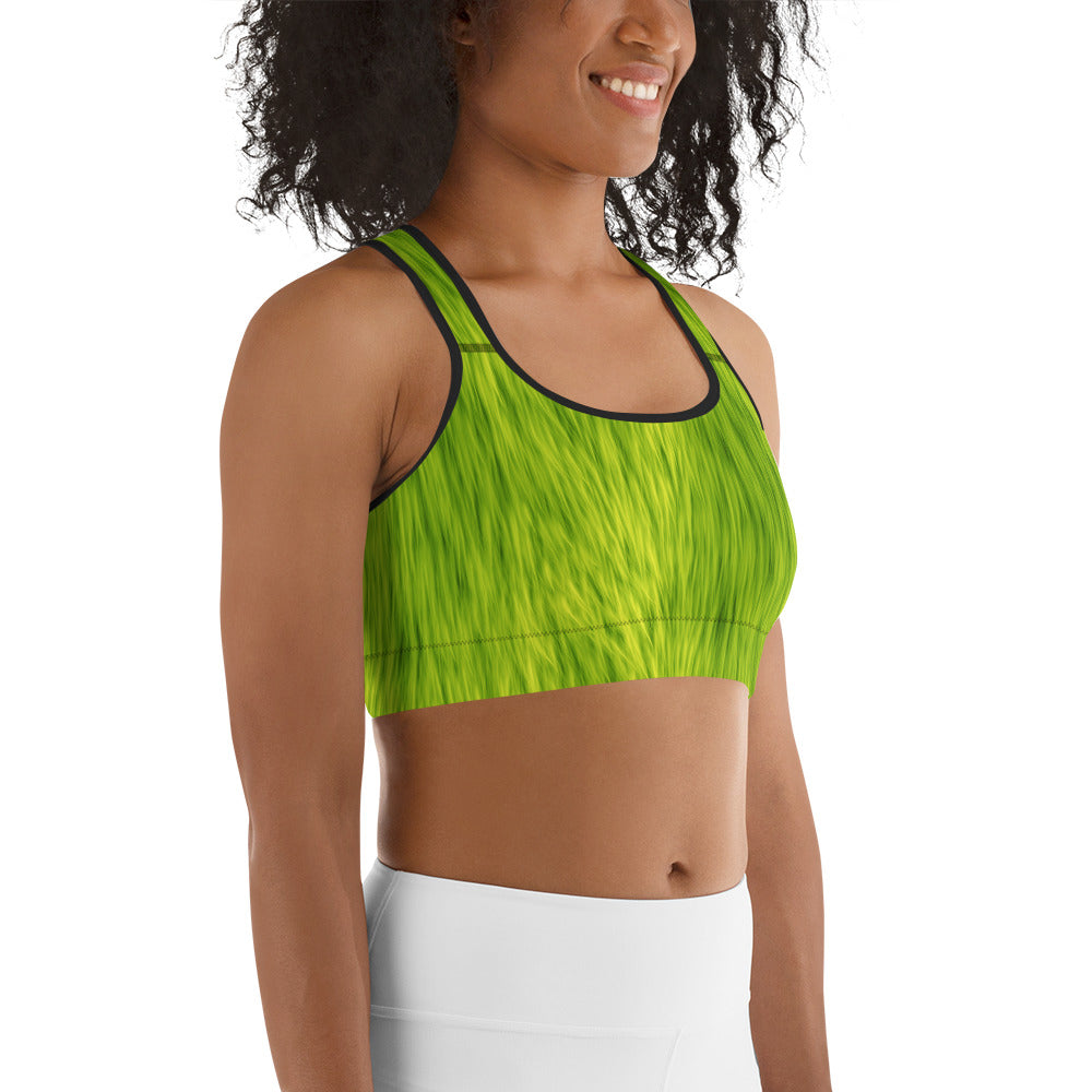 Grumpy Christmas Sports Bra