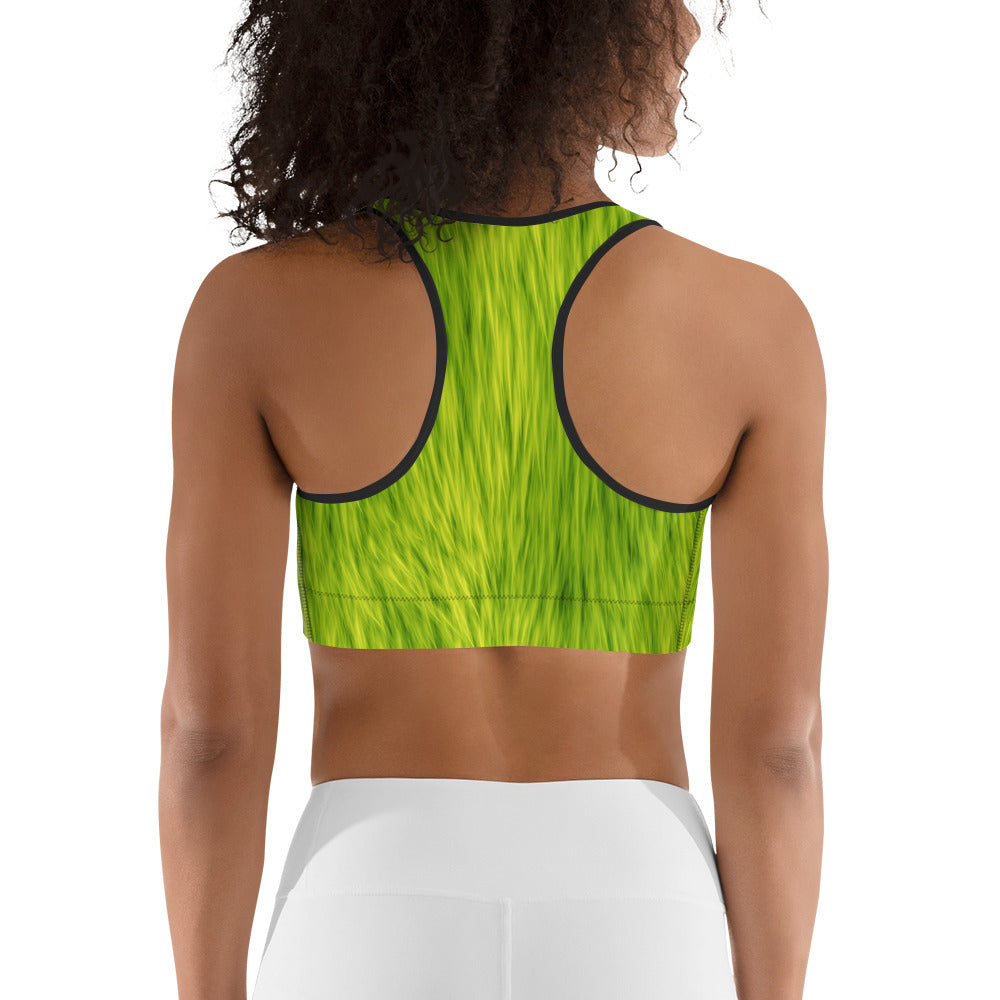 Grumpy Christmas Sports Bra