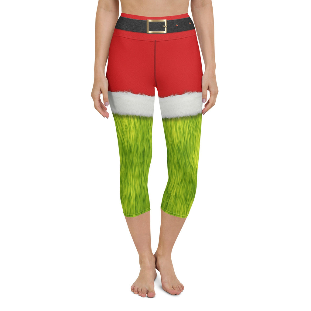 Grumpy Christmas Yoga Capris