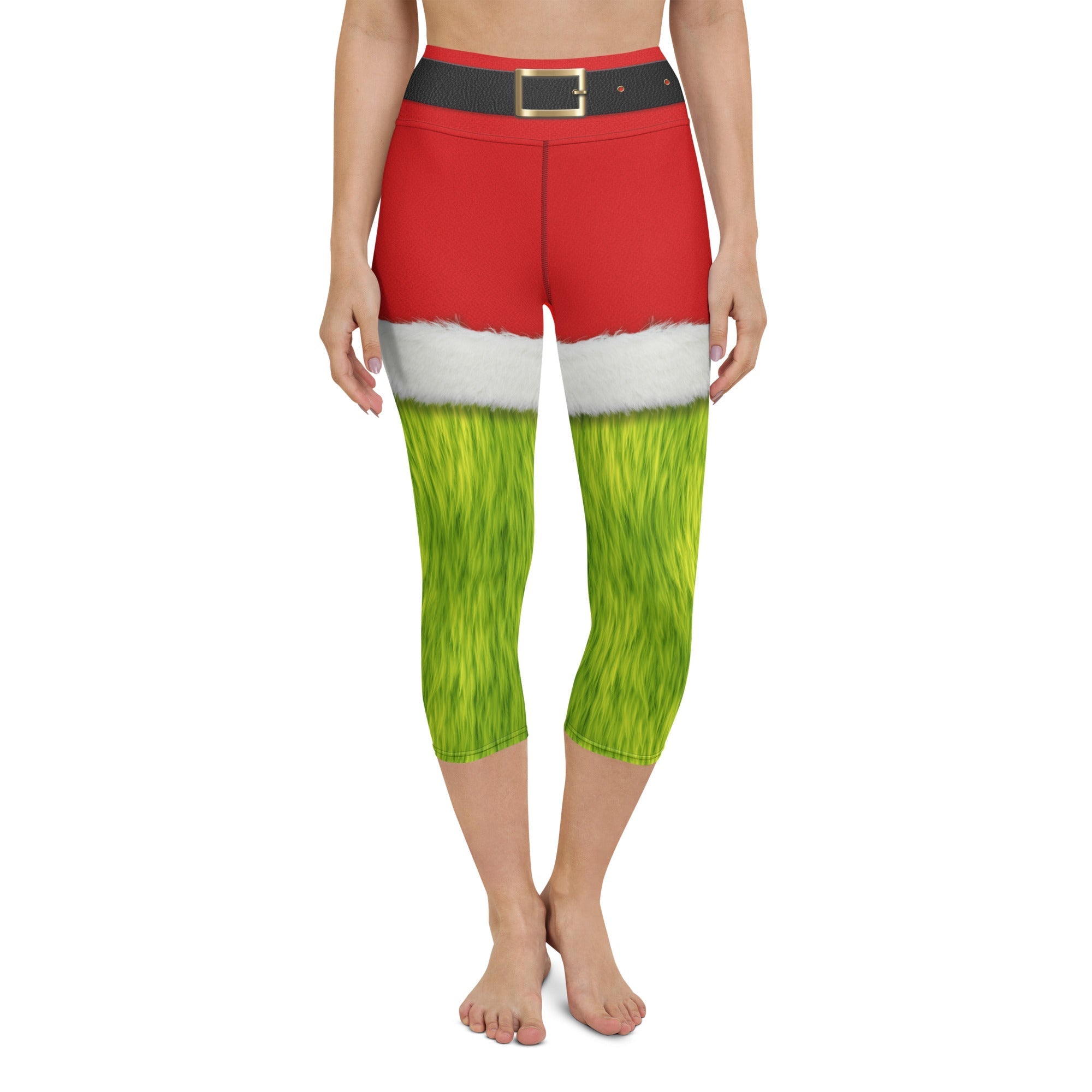 Grumpy Christmas Yoga Capris