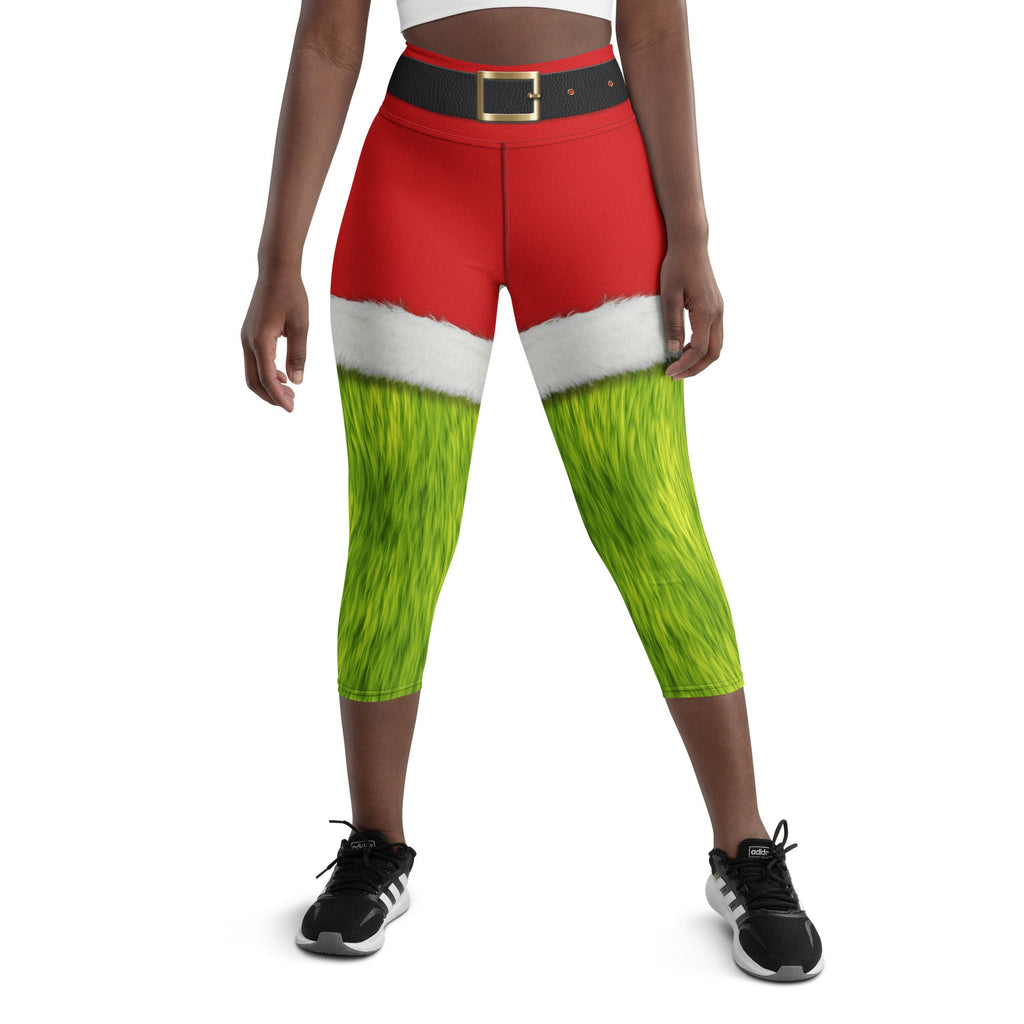 Grumpy Christmas Yoga Capris