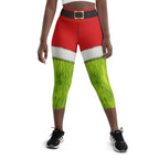 Grumpy Christmas Yoga Capris