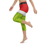 Grumpy Christmas Yoga Capris