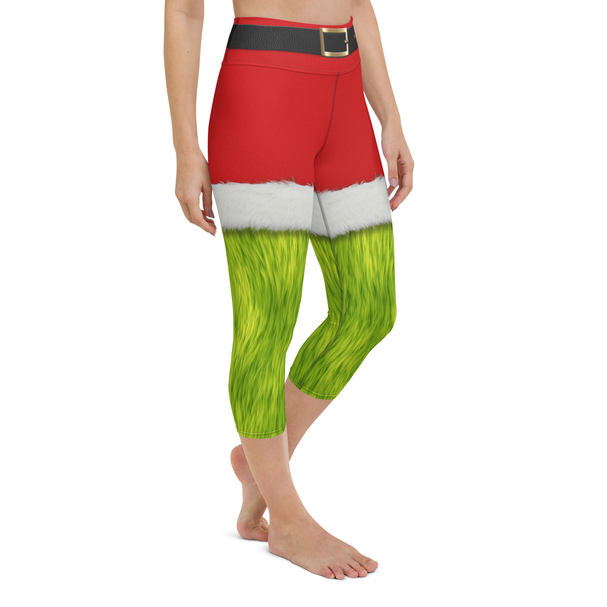 Grumpy Christmas Yoga Capris