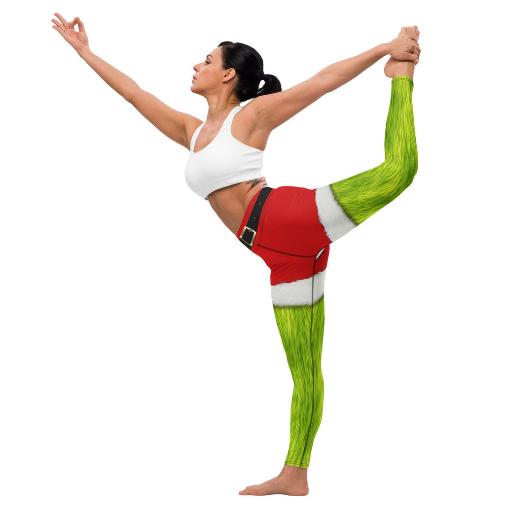 Grumpy Christmas Yoga Leggings
