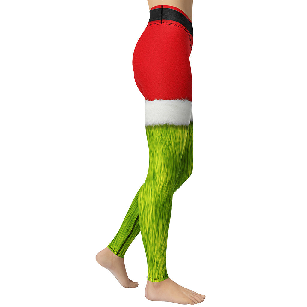 Grumpy Christmas Yoga Leggings