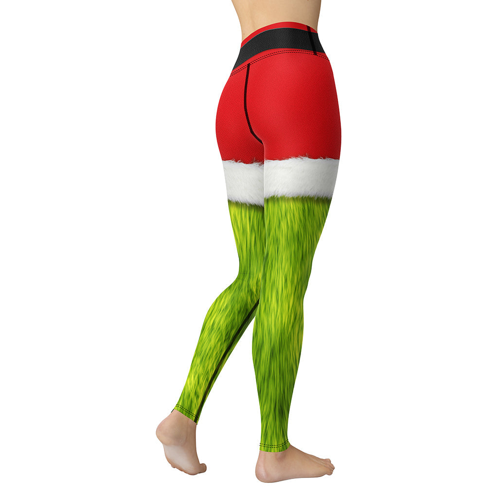 Grumpy Christmas Yoga Leggings