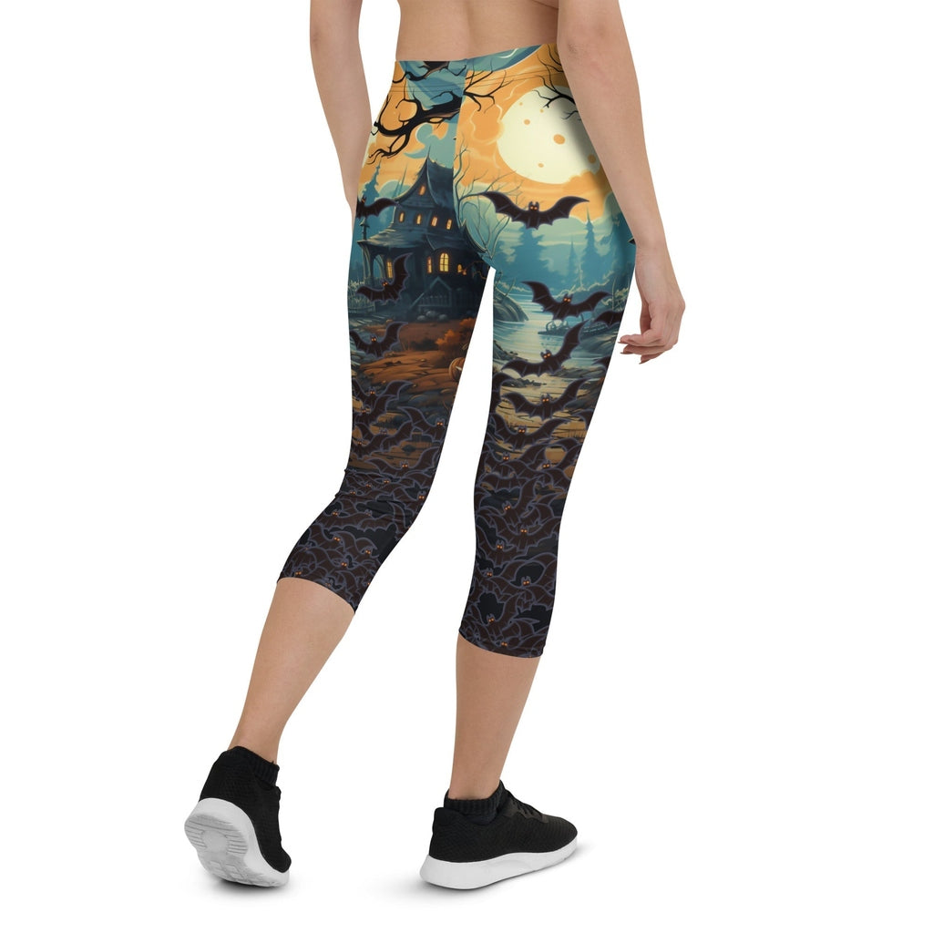 Halloween Bats Capris