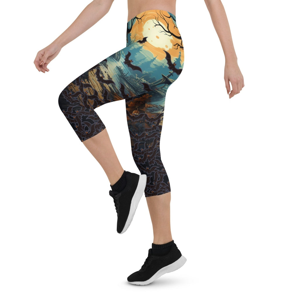 Halloween Bats Capris