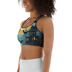 Halloween Bats Sports Bra