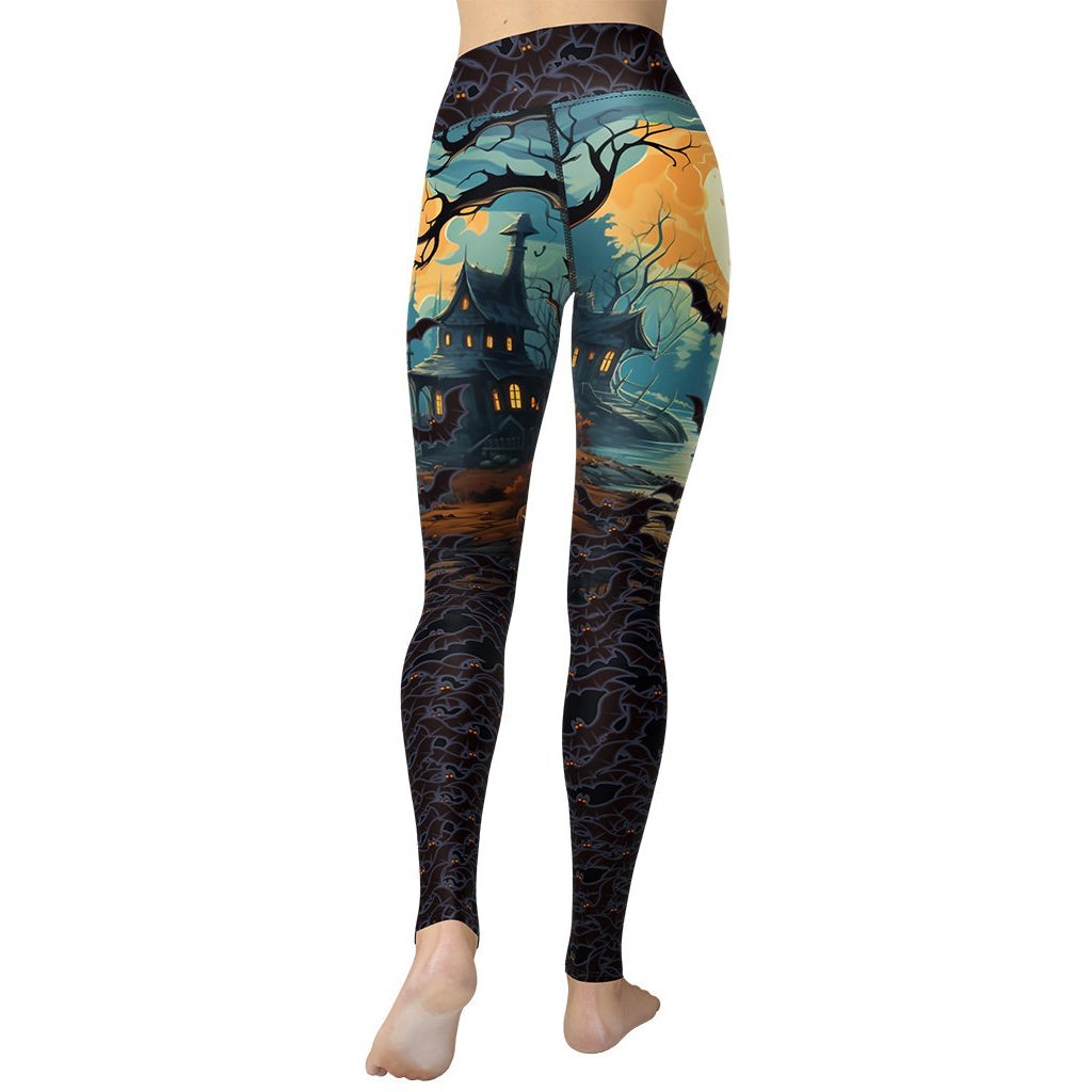 Halloween Bats Yoga Leggings