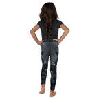 Halloween Black Cat & Skull Kid's Leggings
