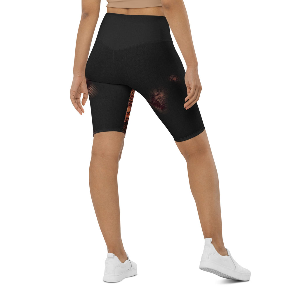 Halloween Fright Biker Shorts