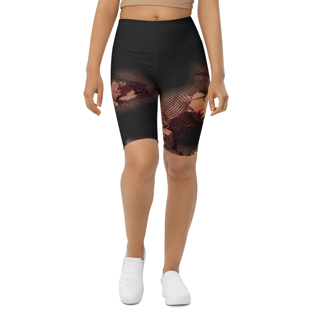 Halloween Fright Biker Shorts