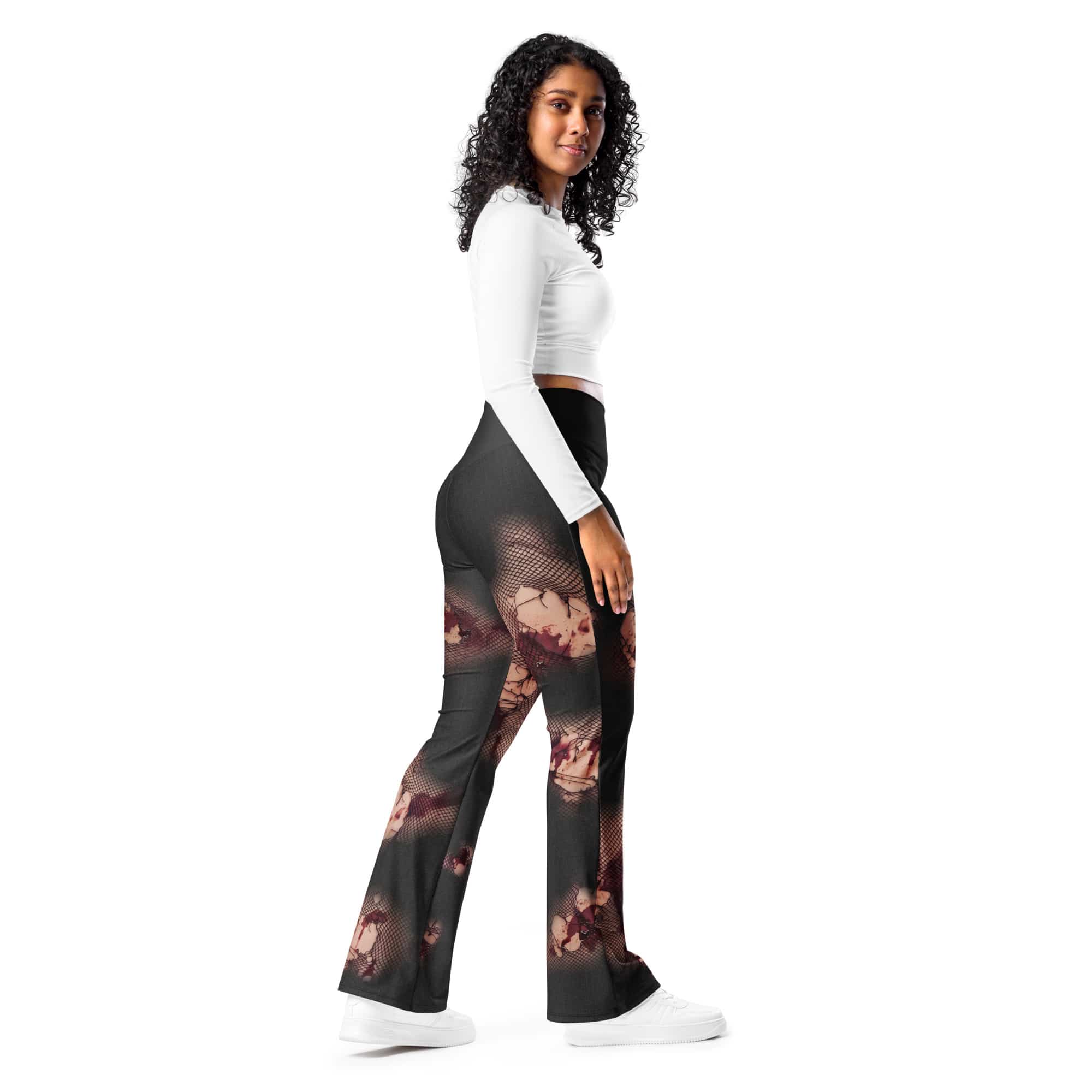 Halloween Fright Flare Leggings