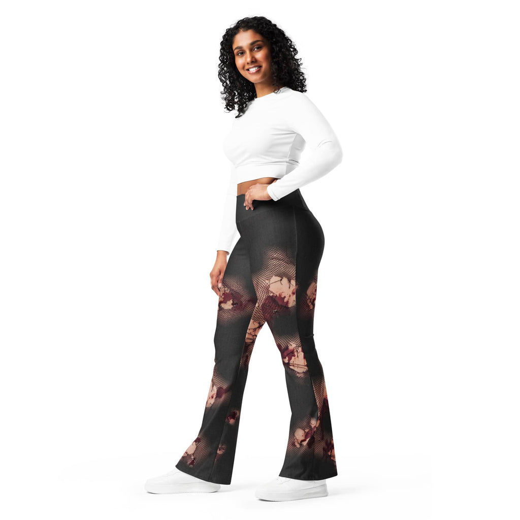 Halloween Fright Flare Leggings