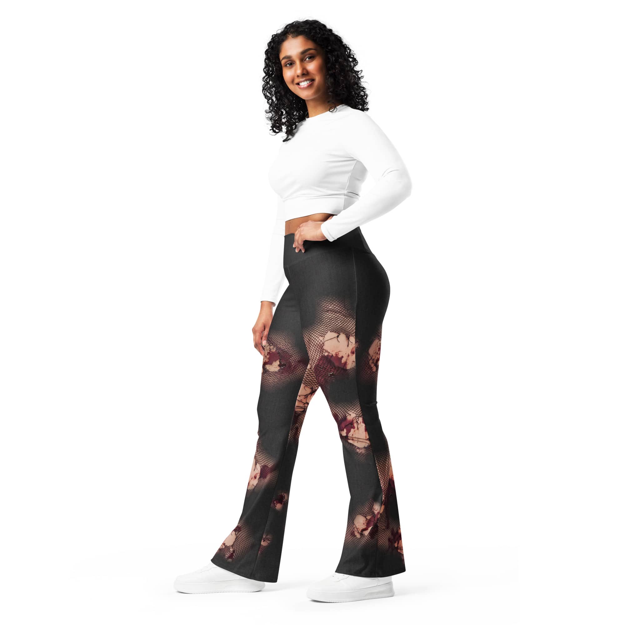 Halloween Fright Flare Leggings