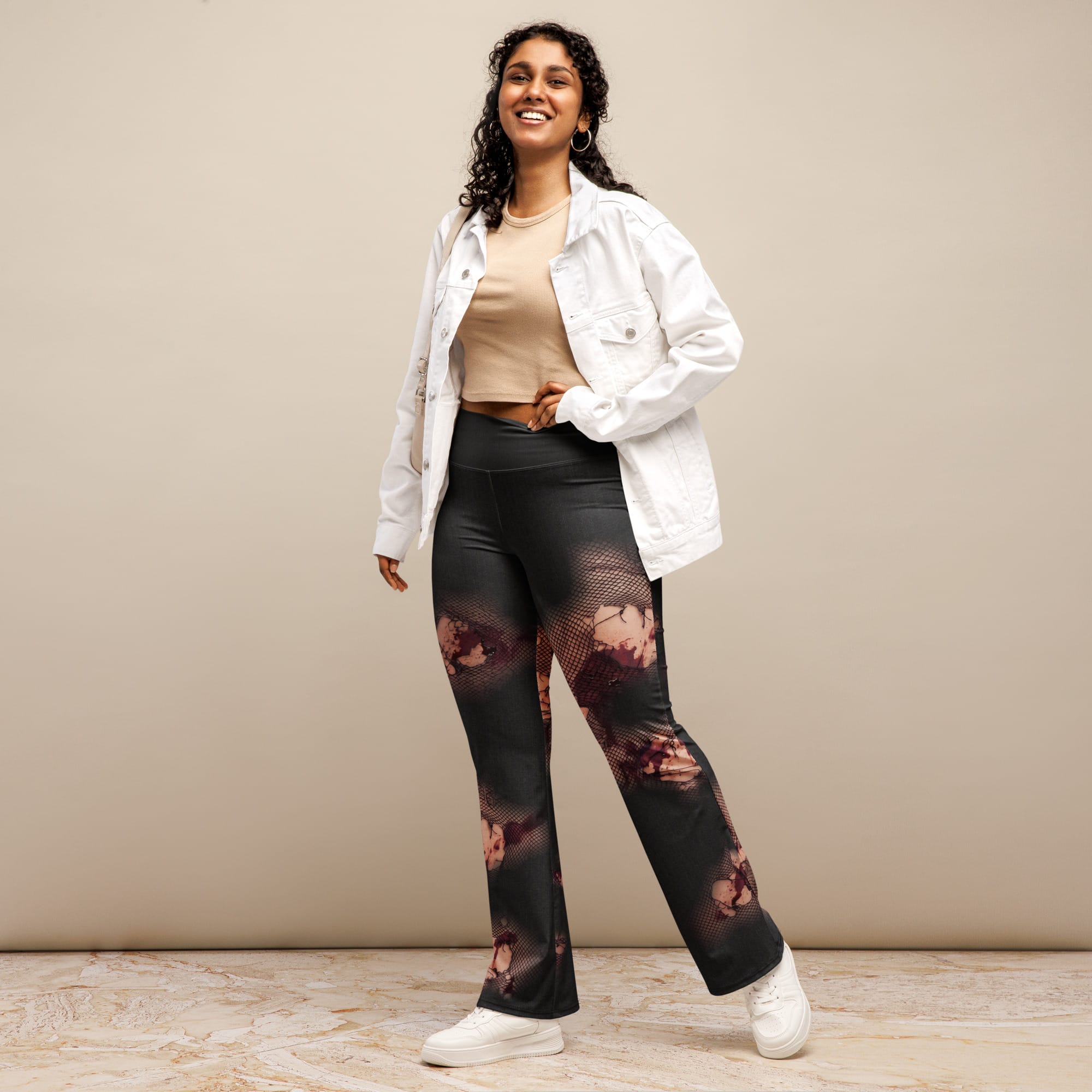 Halloween Fright Flare Leggings