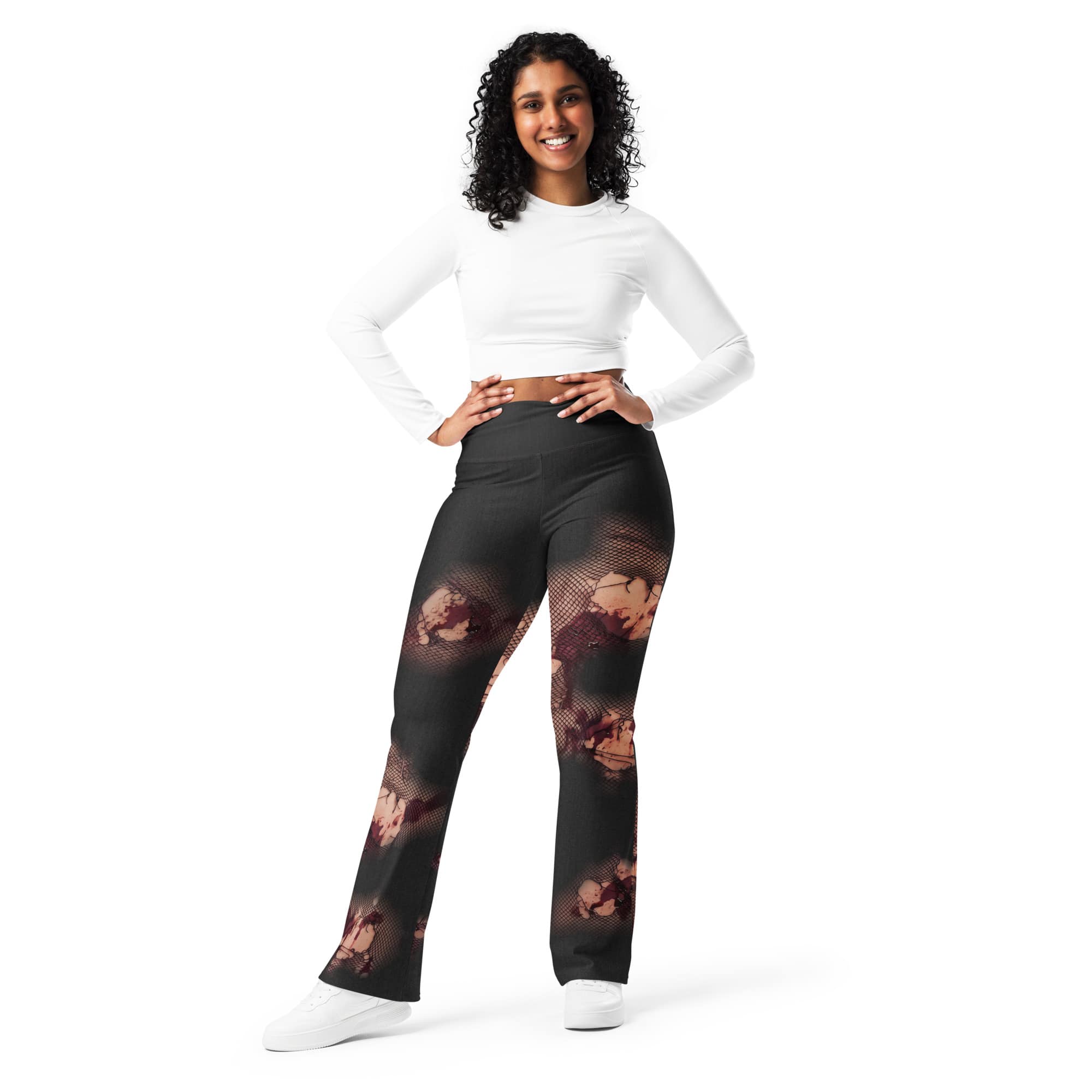 Halloween Fright Flare Leggings