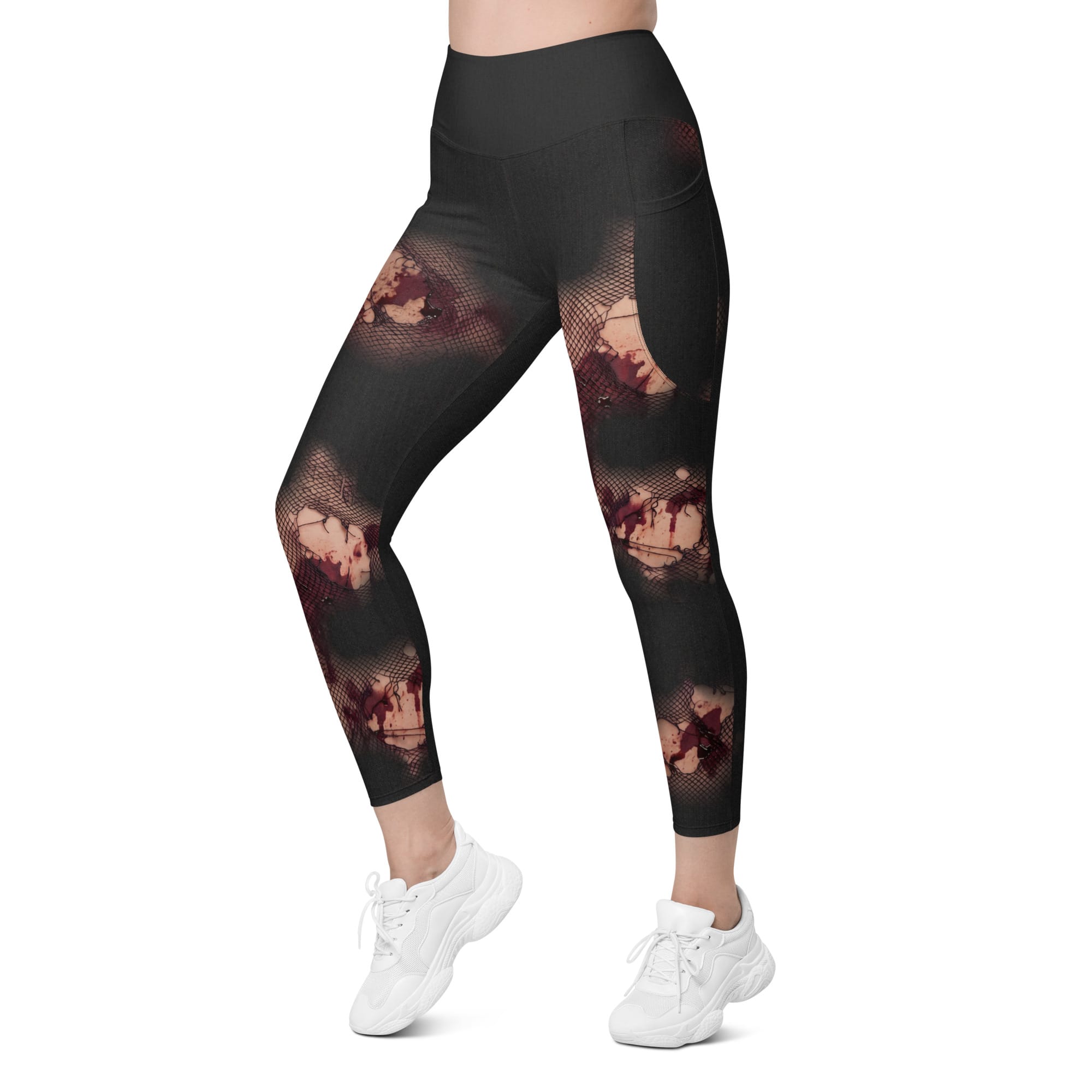 Halloween Fright Leggings With Pockets
