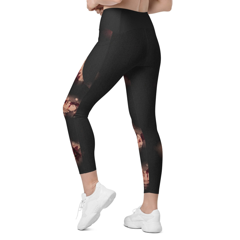 Halloween Fright Leggings With Pockets
