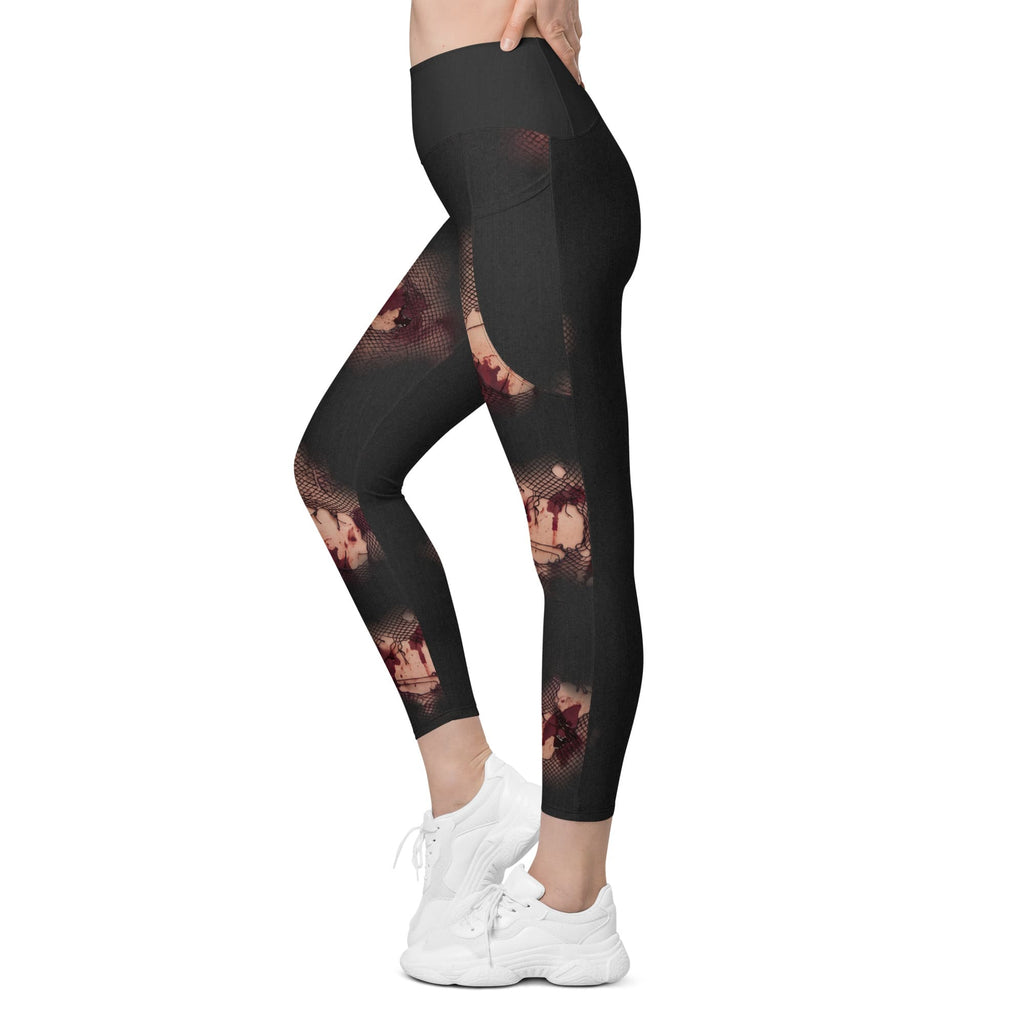 Halloween Fright Leggings With Pockets