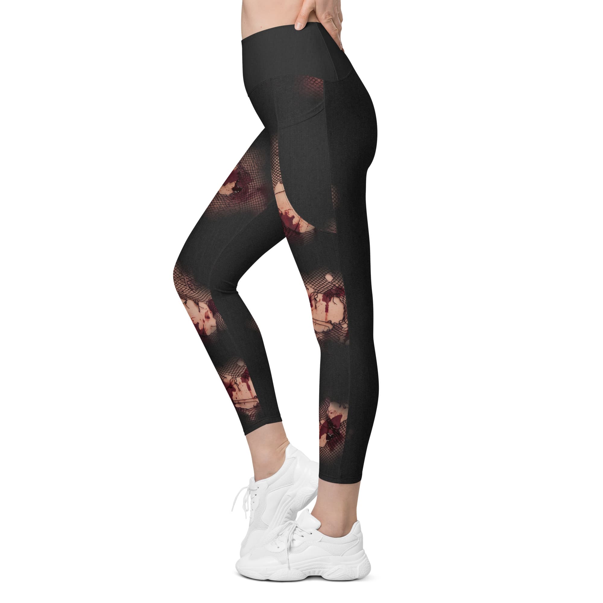 Halloween Fright Leggings With Pockets