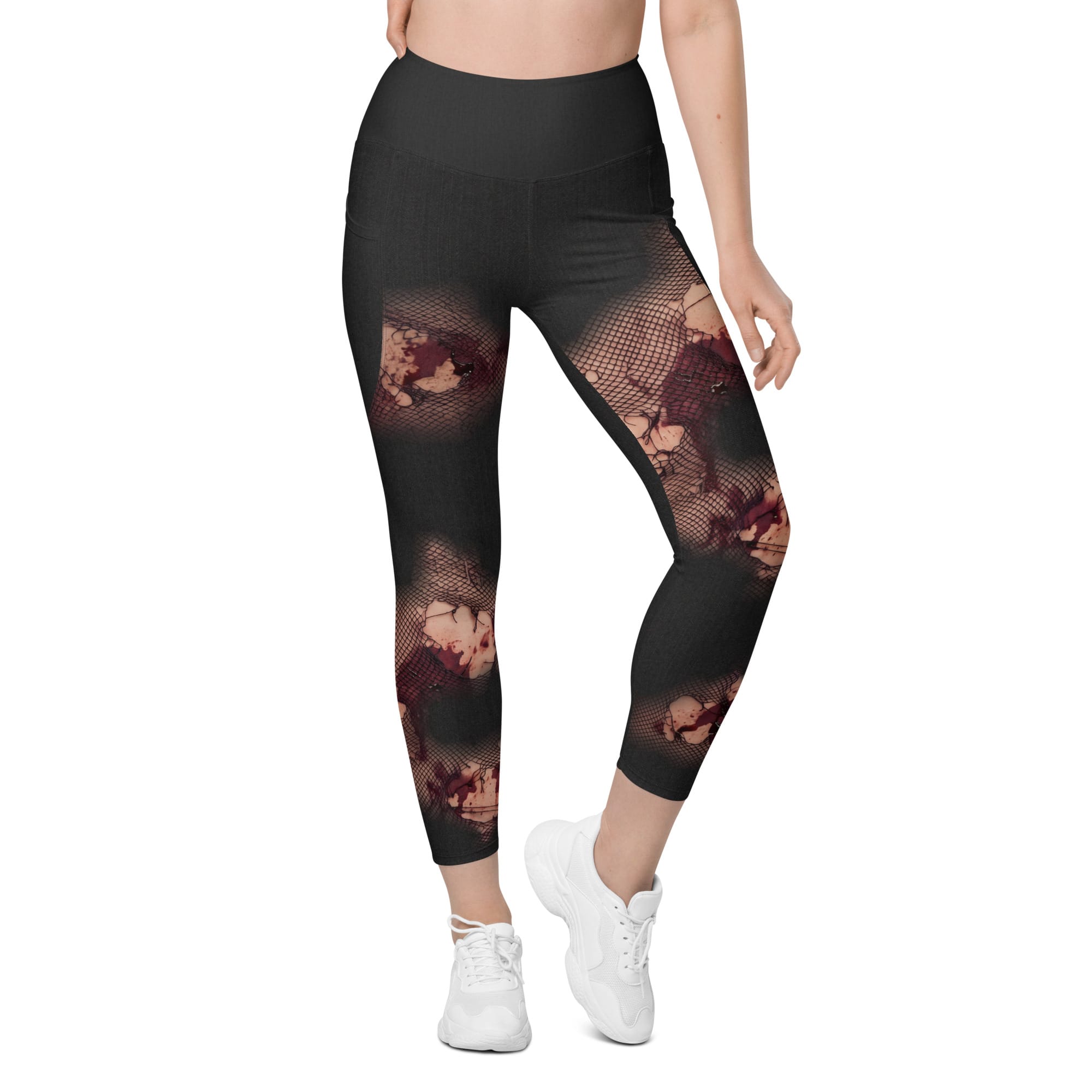Halloween Fright Leggings With Pockets