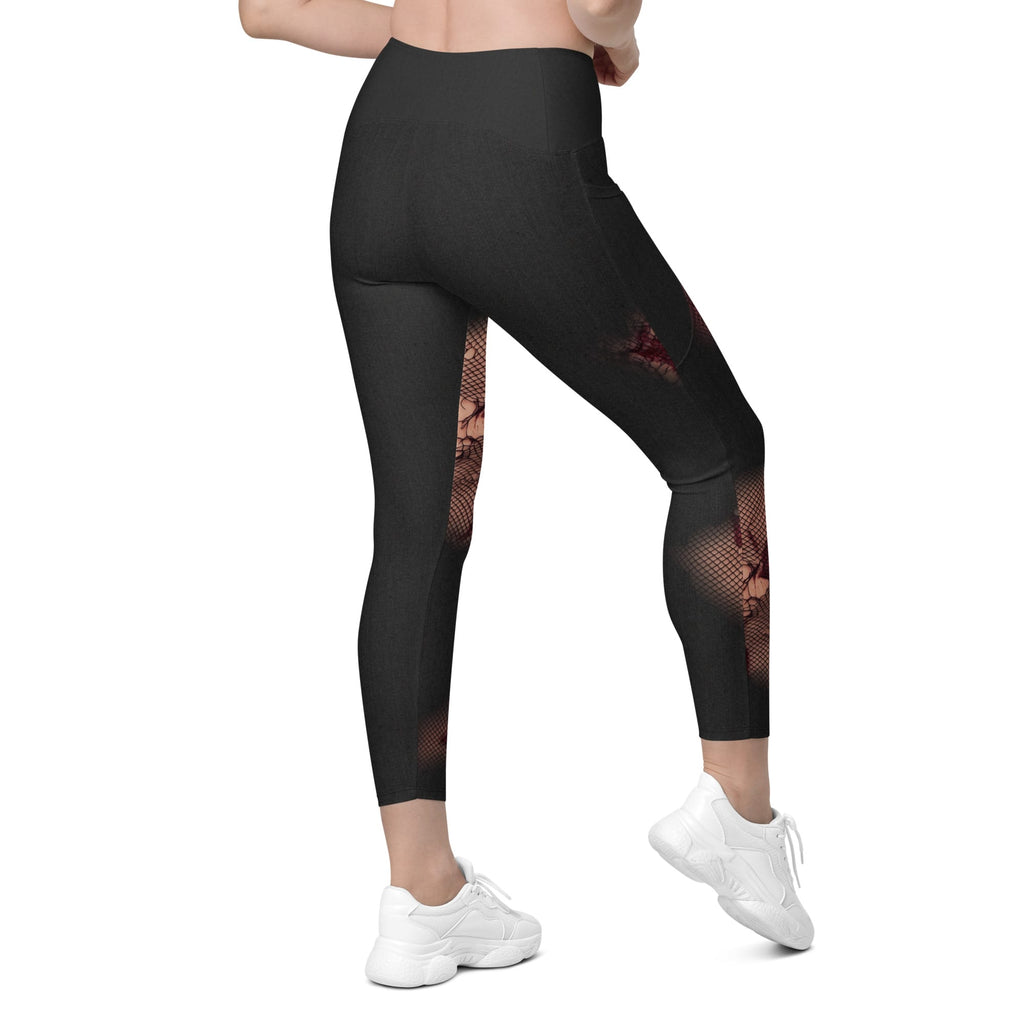 Halloween Fright Leggings With Pockets