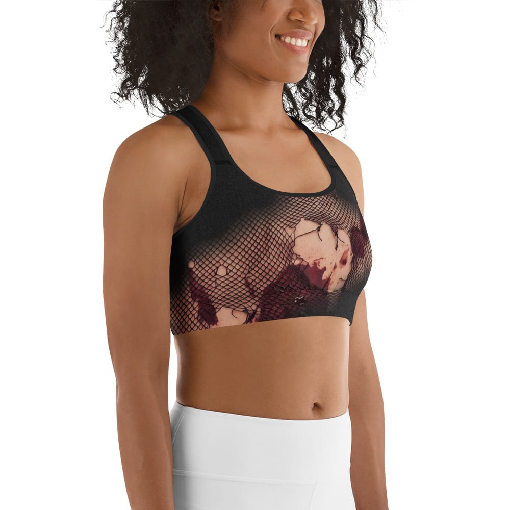 Halloween Fright Sports Bra