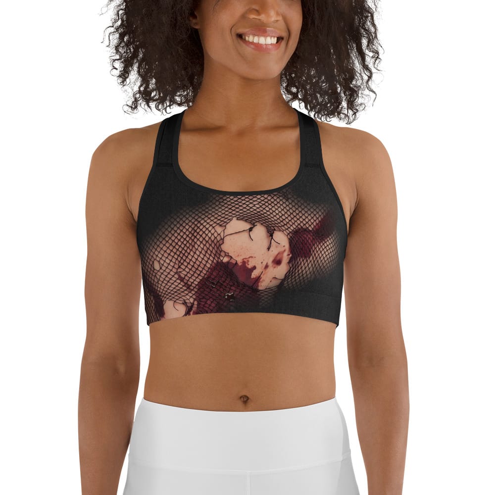 Halloween Fright Sports Bra