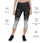 Halloween Hand Print Capris
