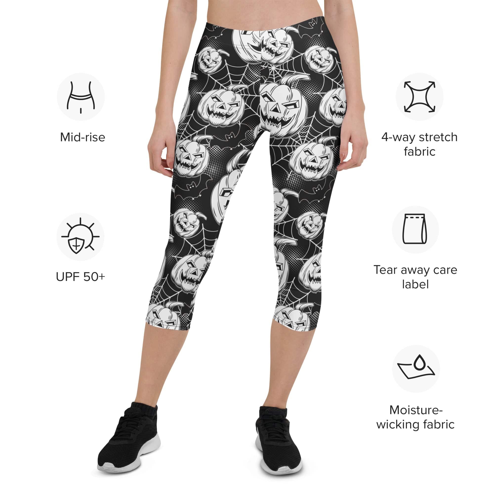 Halloween Haunted Harvest Capris