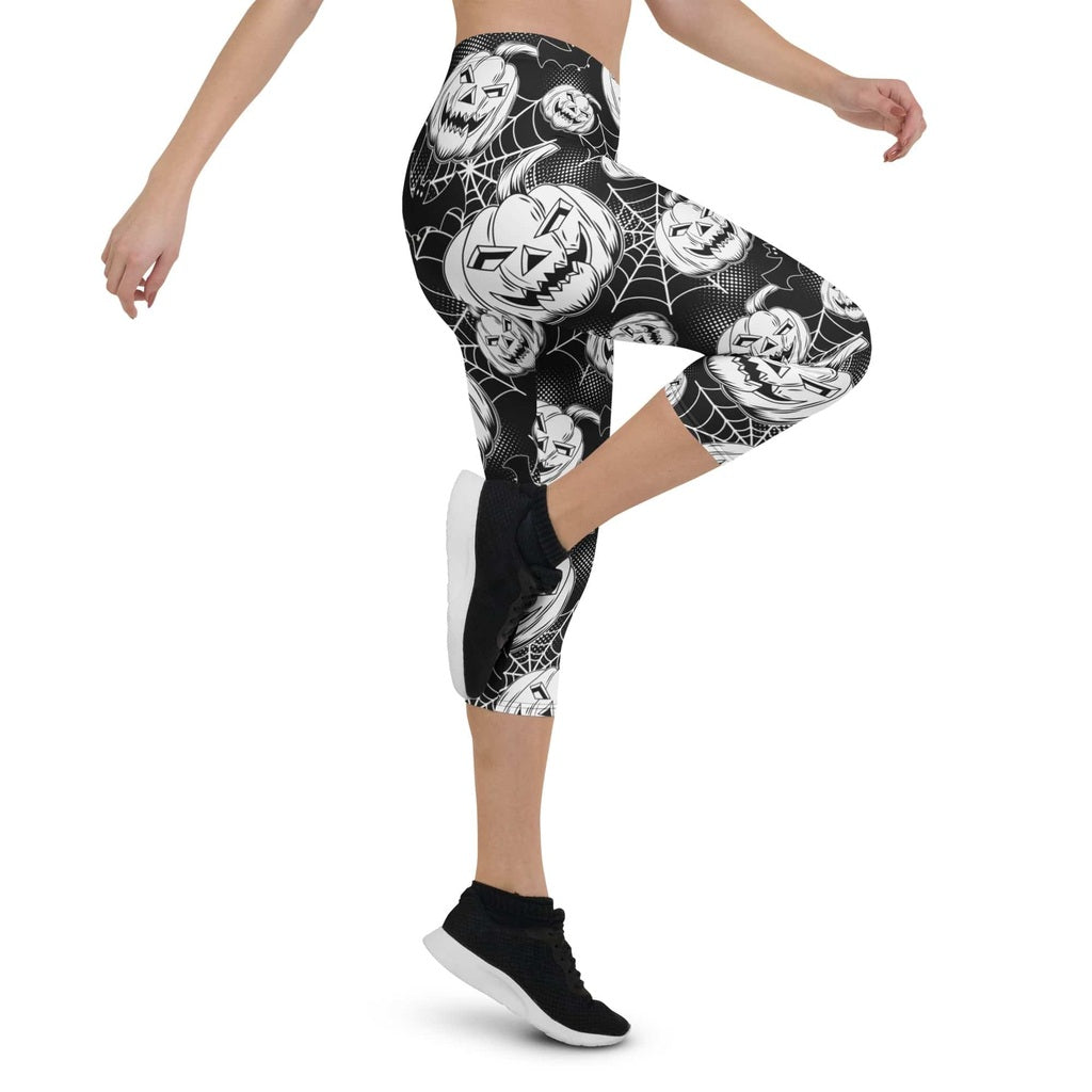 Halloween Haunted Harvest Capris