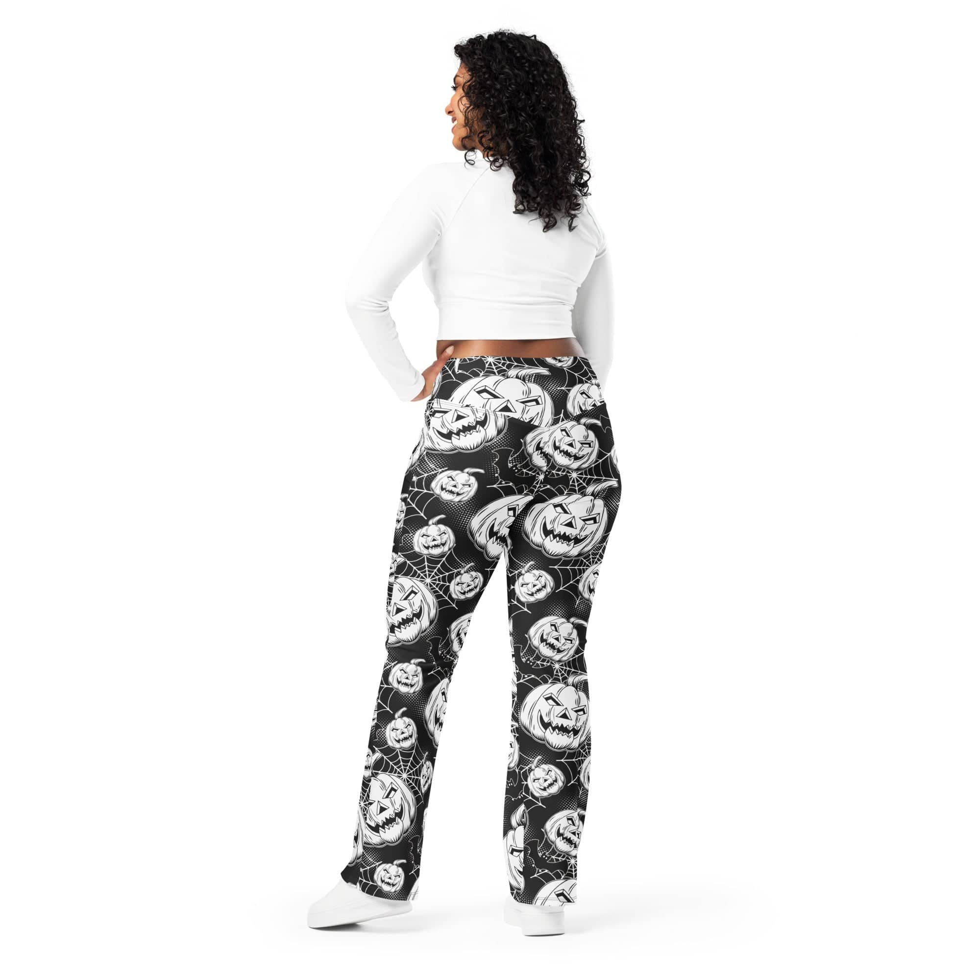 Halloween Haunted Harvest Flare Leggings