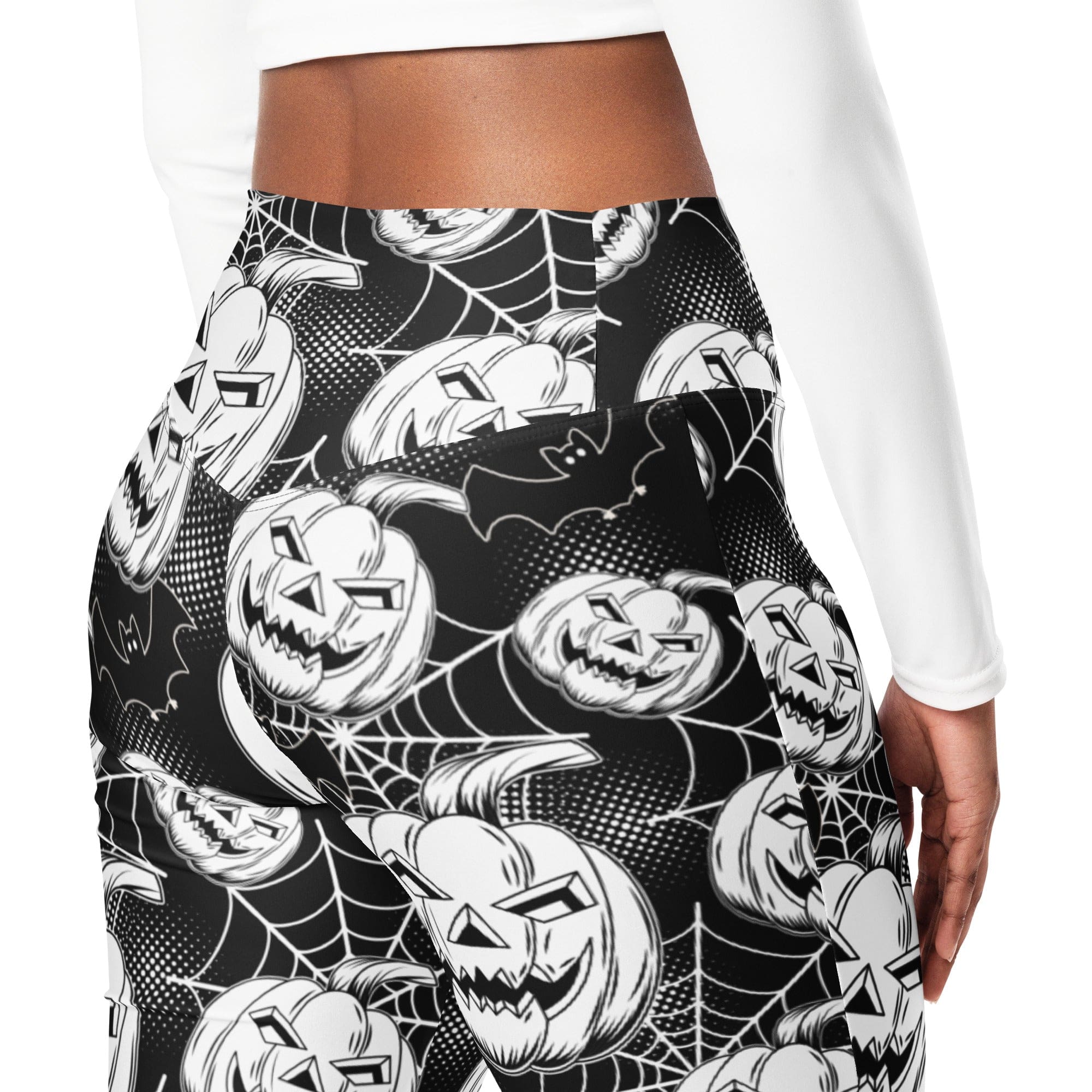 Halloween Haunted Harvest Flare Leggings