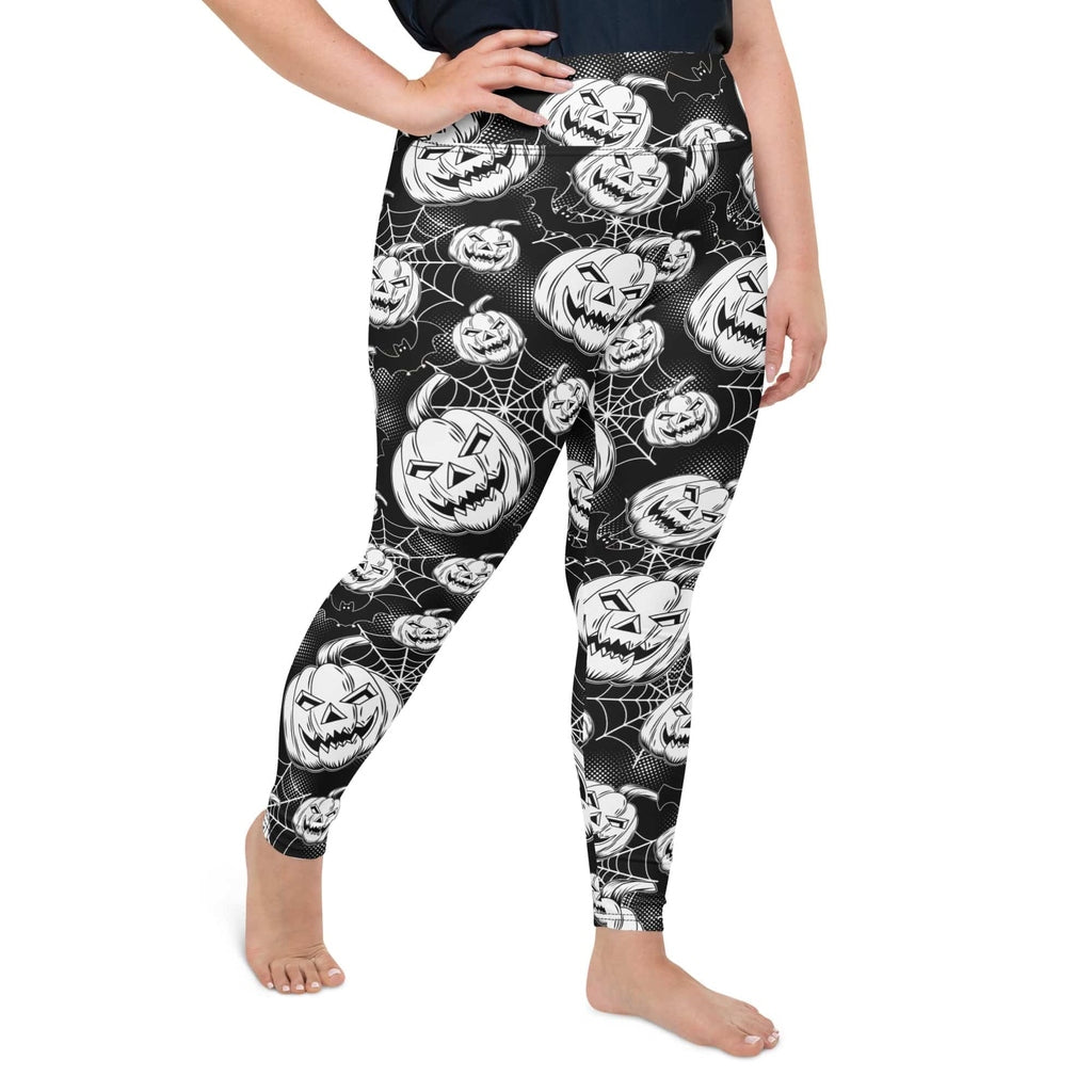 Halloween Haunted Harvest Plus Size Leggings