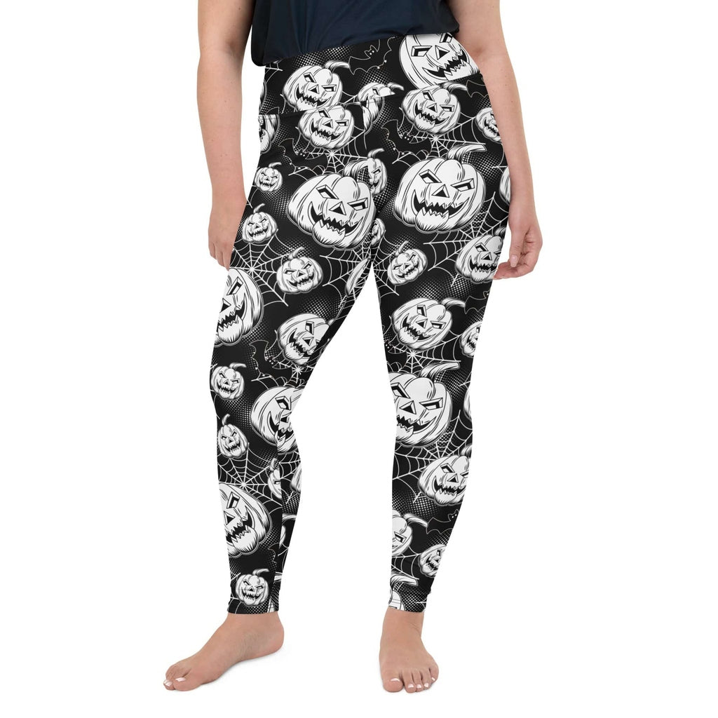 Halloween Haunted Harvest Plus Size Leggings