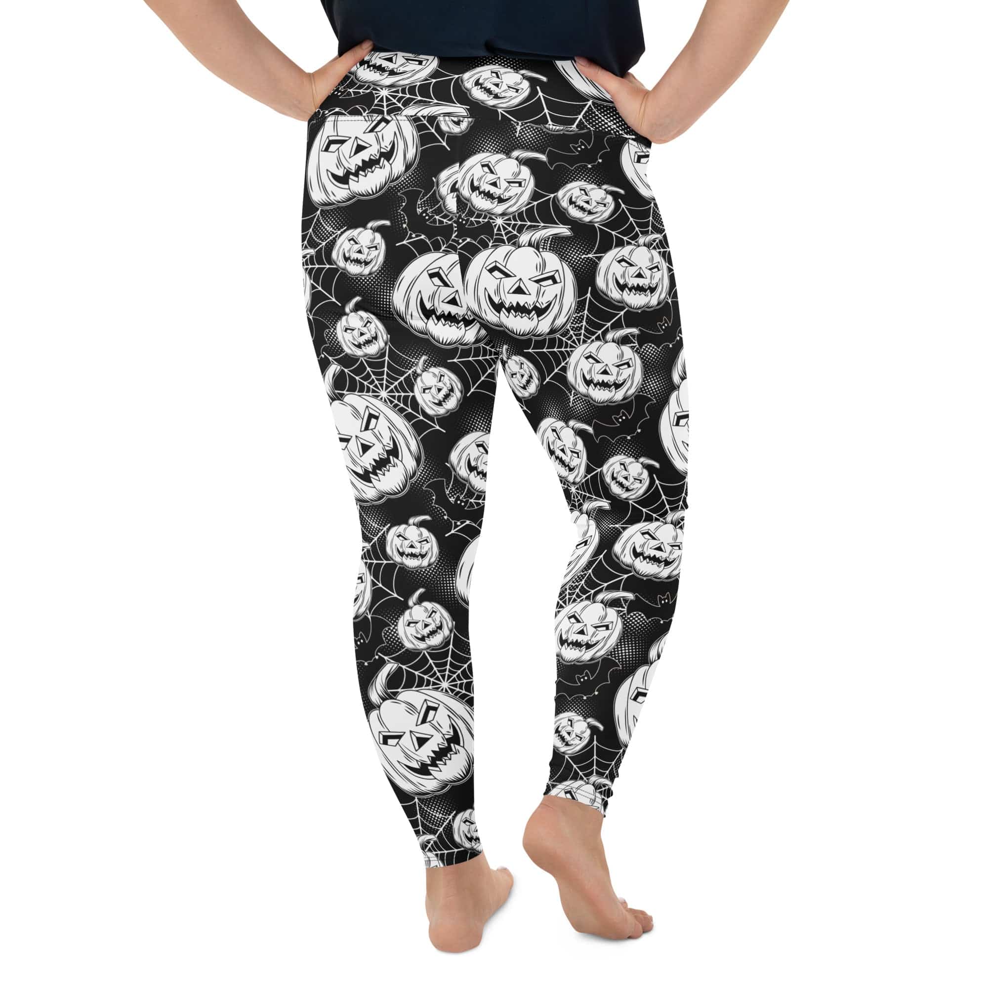 Halloween Haunted Harvest Plus Size Leggings