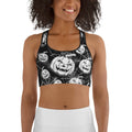 Halloween Haunted Harvest Sports Bra