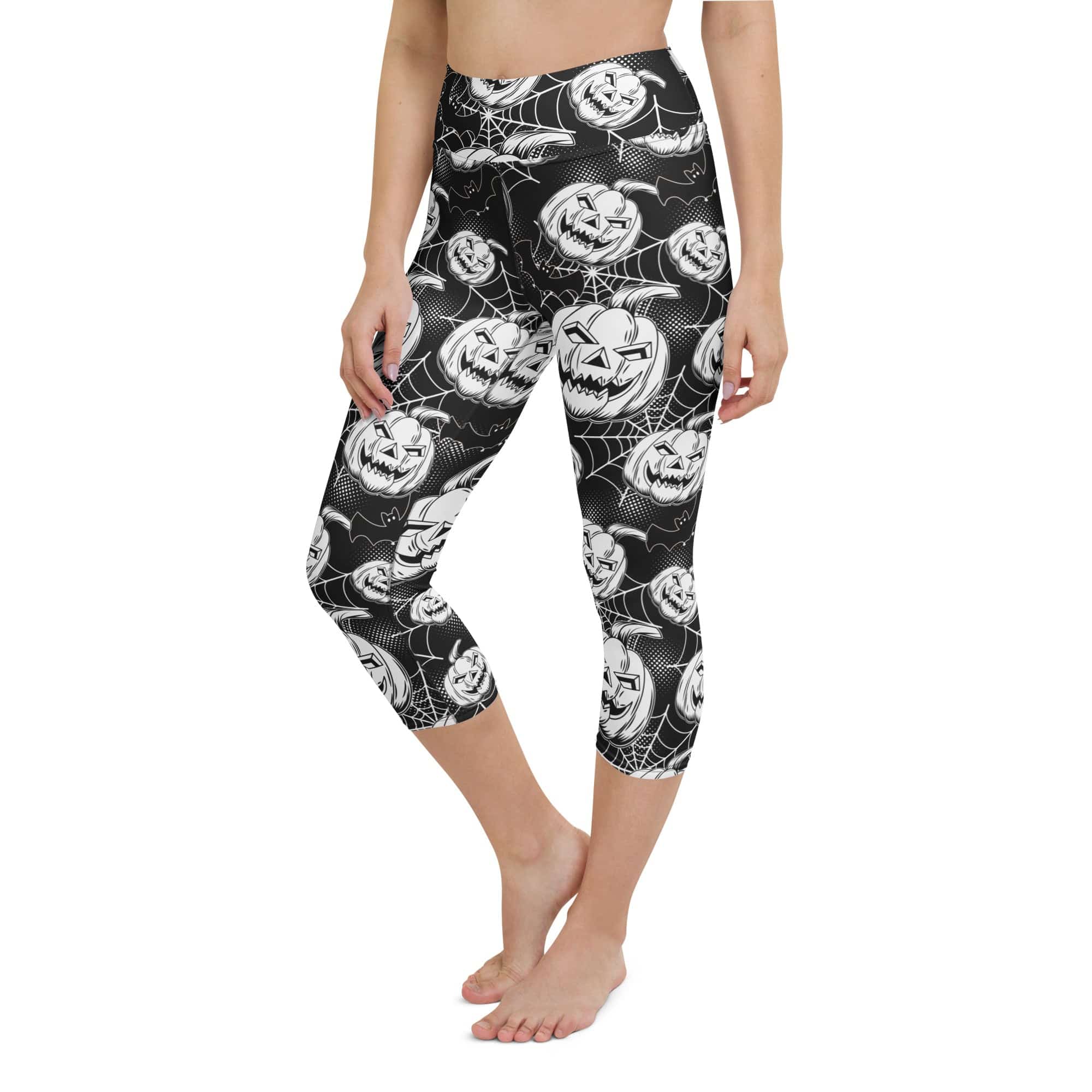 Halloween Haunted Harvest Yoga Capris