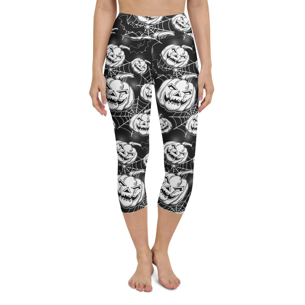 Halloween Haunted Harvest Yoga Capris