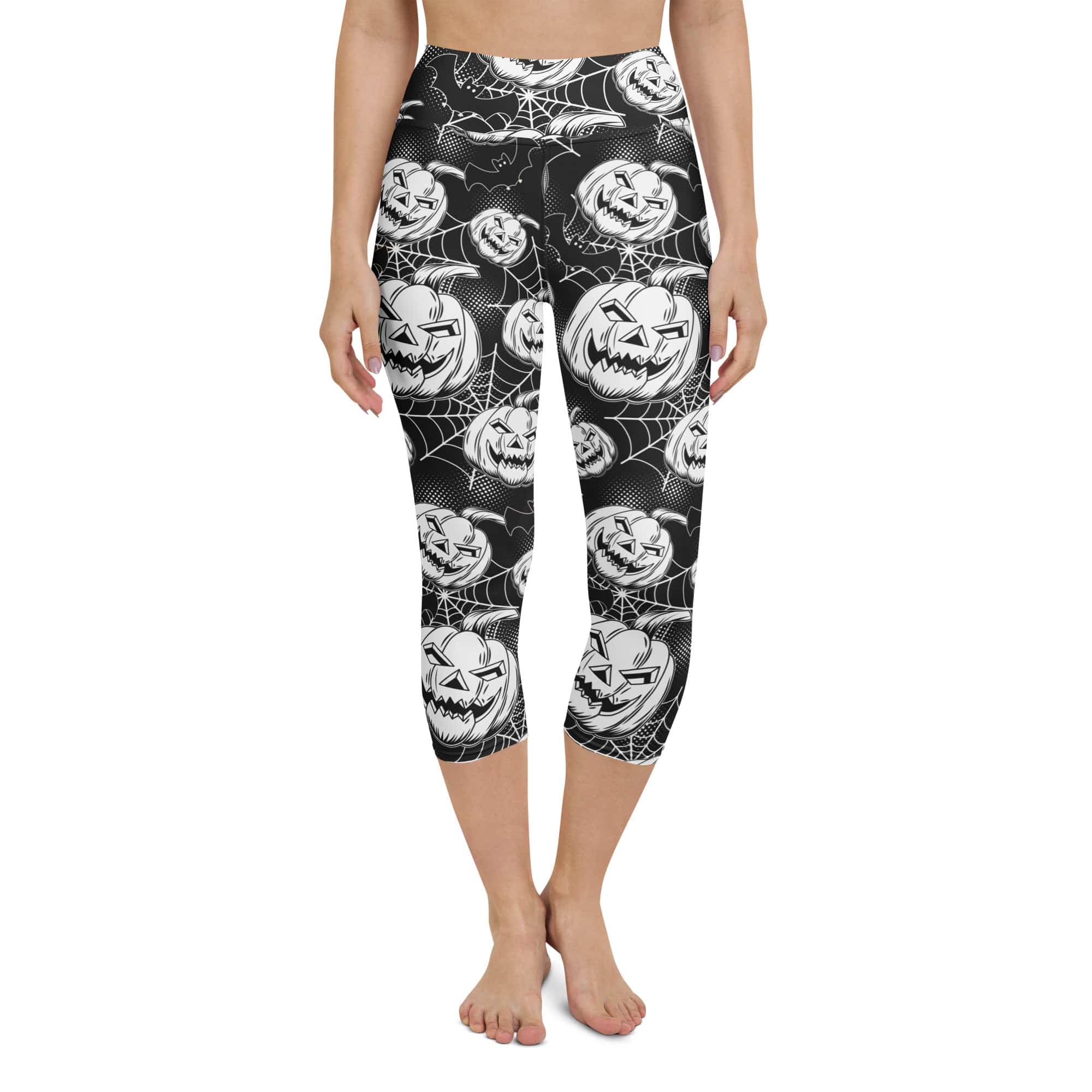 Halloween Haunted Harvest Yoga Capris