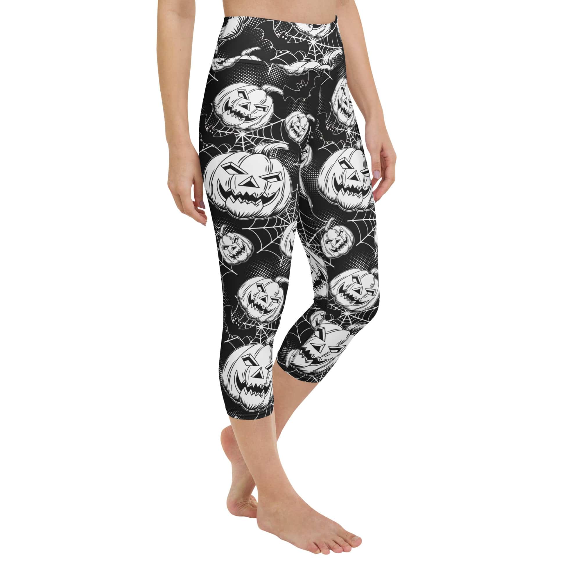 Halloween Haunted Harvest Yoga Capris