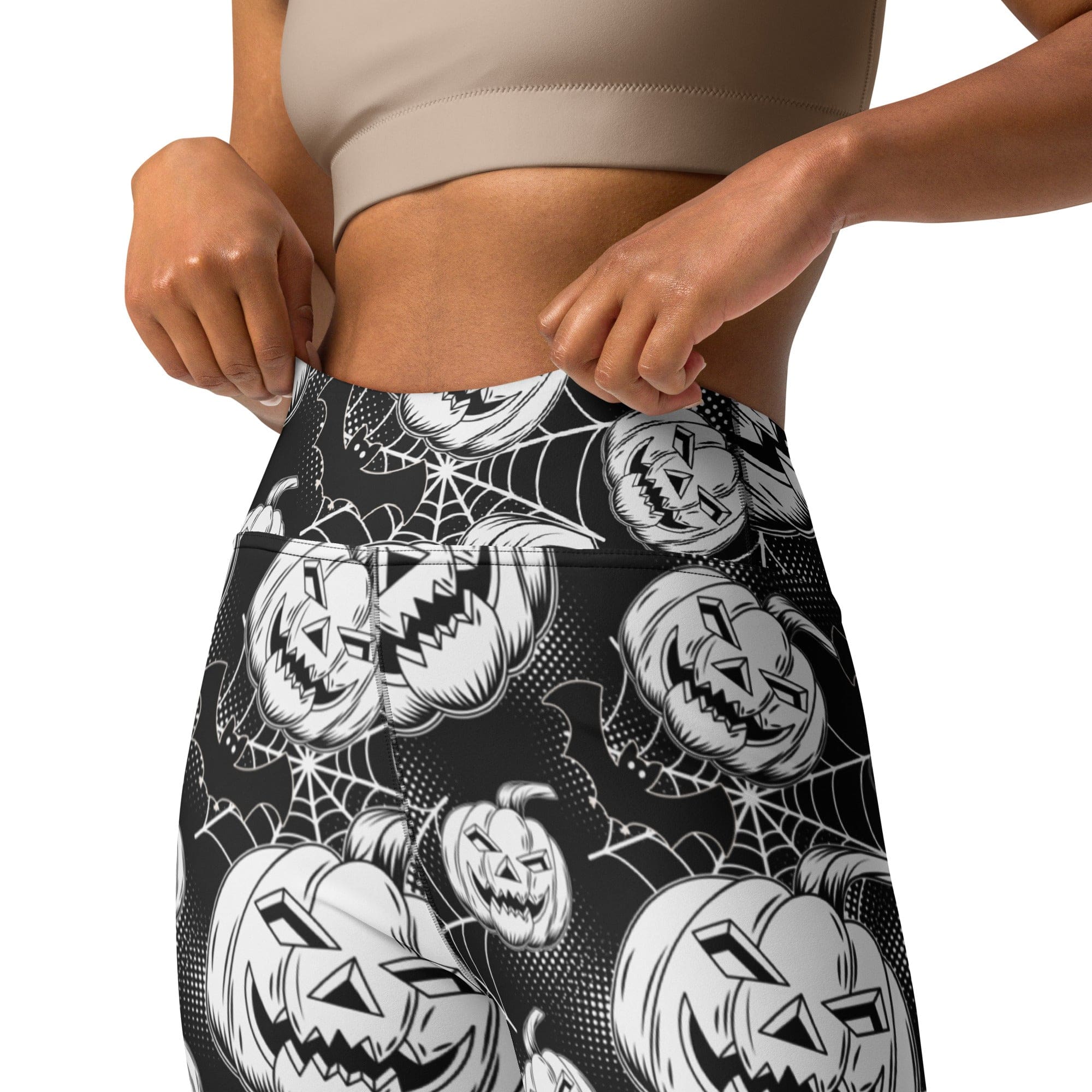 Halloween Haunted Harvest Yoga Leggings