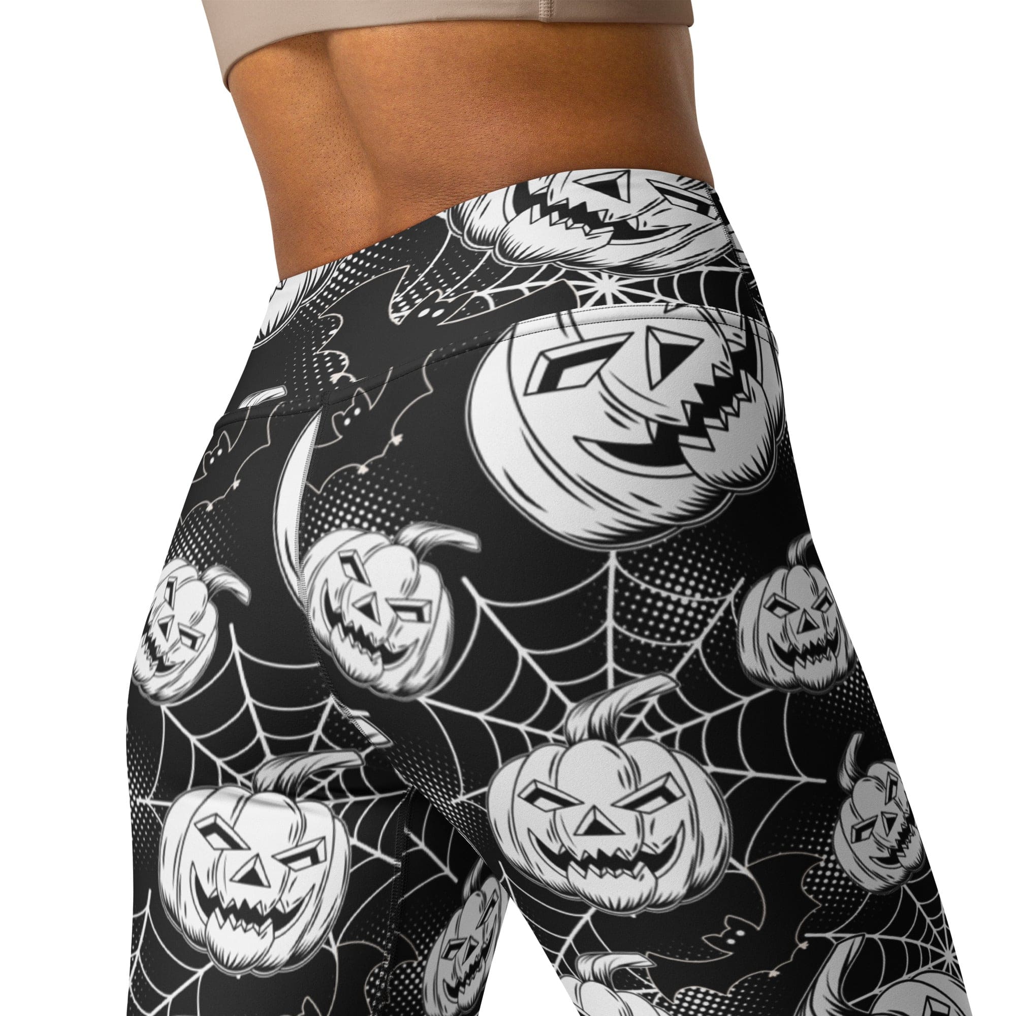 Halloween Haunted Harvest Yoga Leggings
