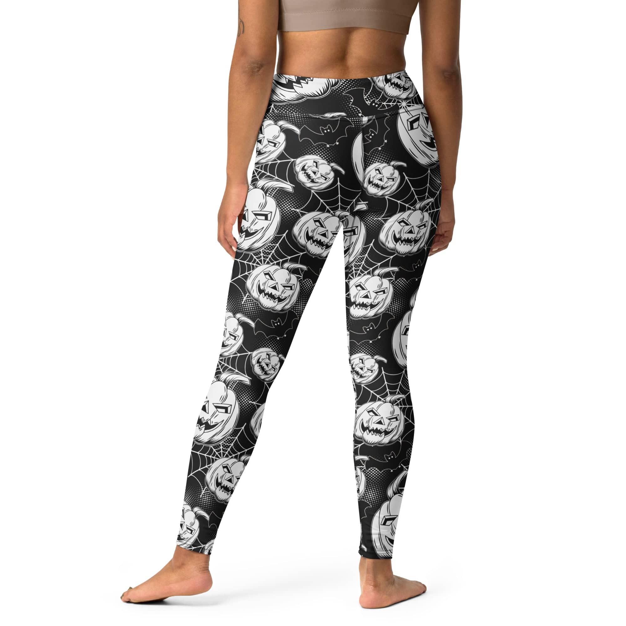 Halloween Haunted Harvest Yoga Leggings