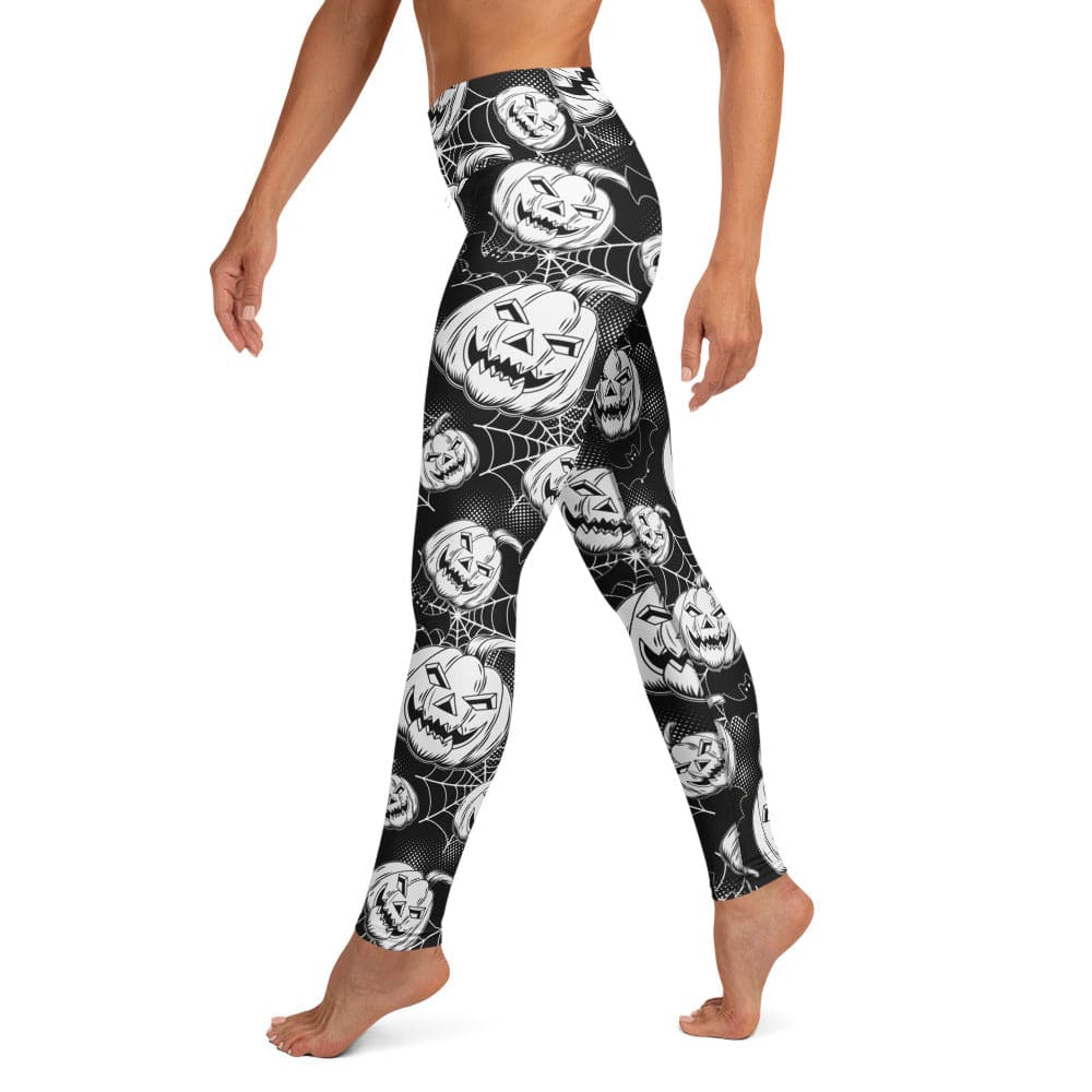 Halloween Haunted Harvest Yoga Leggings