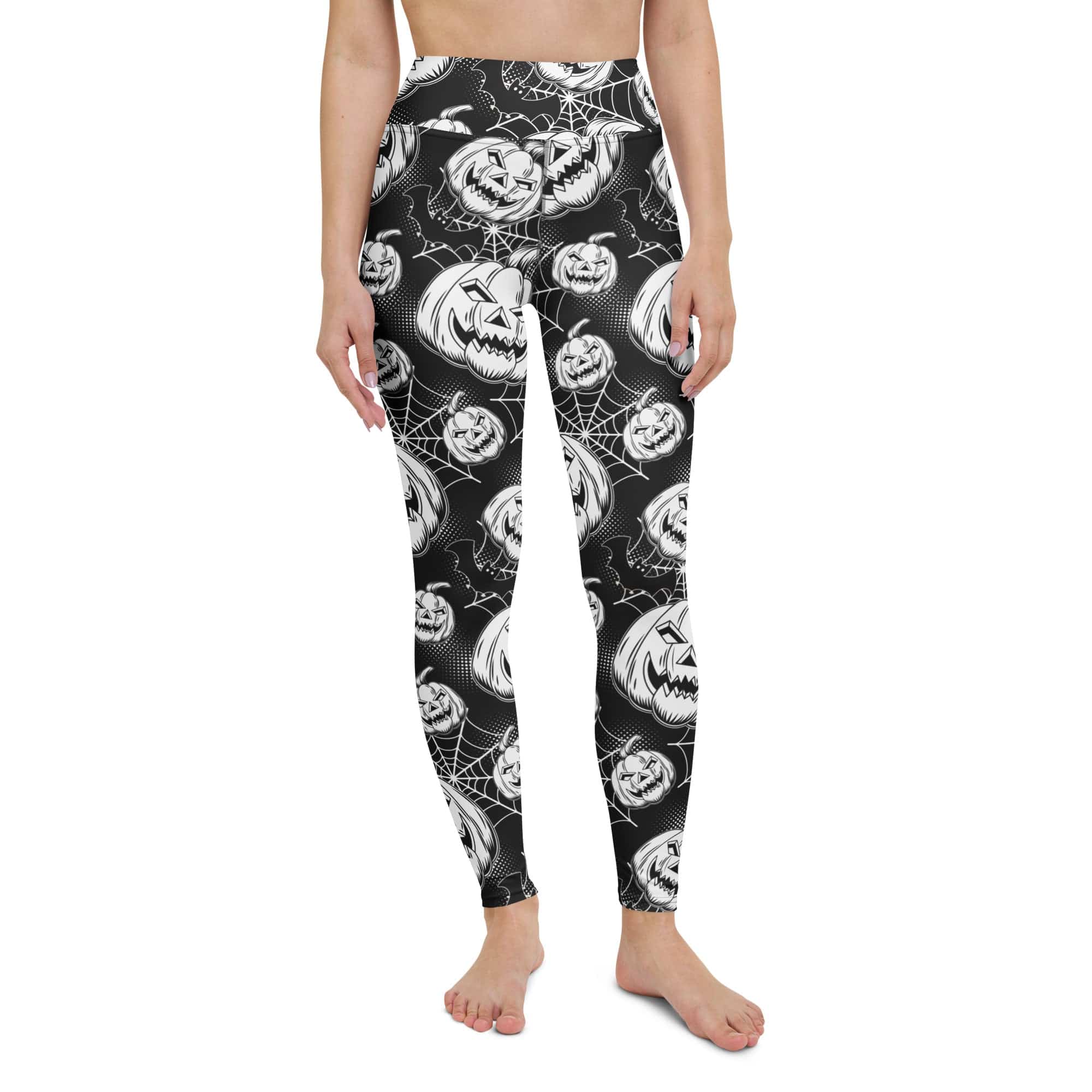 Halloween Haunted Harvest Yoga Leggings
